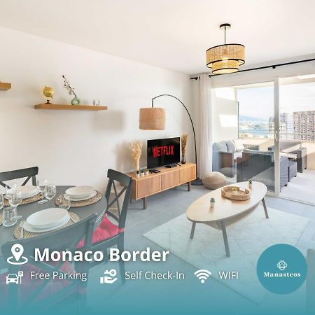 5Mn Monaco - Terrasse Vue Mer - Parking - Be Beausoleil Εξωτερικό φωτογραφία